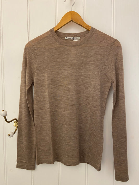 Merle Wool Long sleeve | Mushroom
