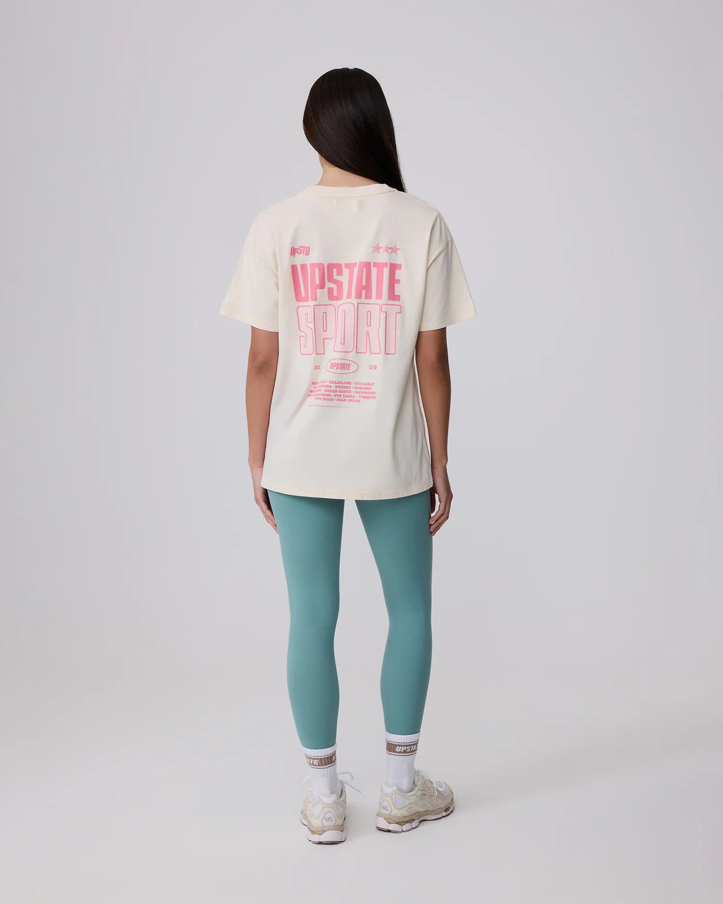 Upstate Sport Thrive Tee | Washed Turtle Dove