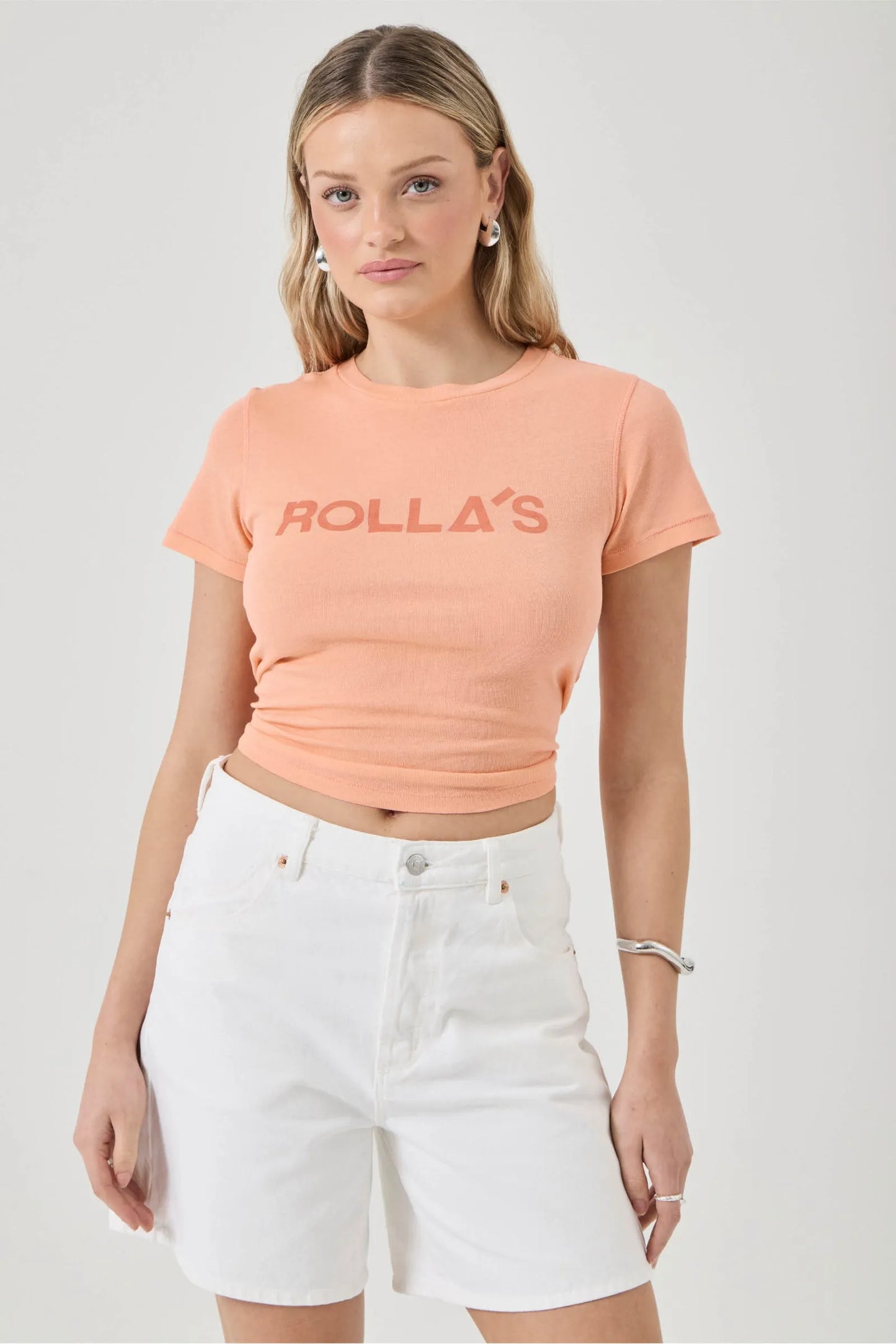 Rolla’s Classic Tee | Logo Peach