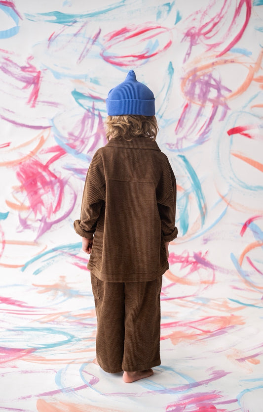 Organic Cord Pocket Pant | Espresso