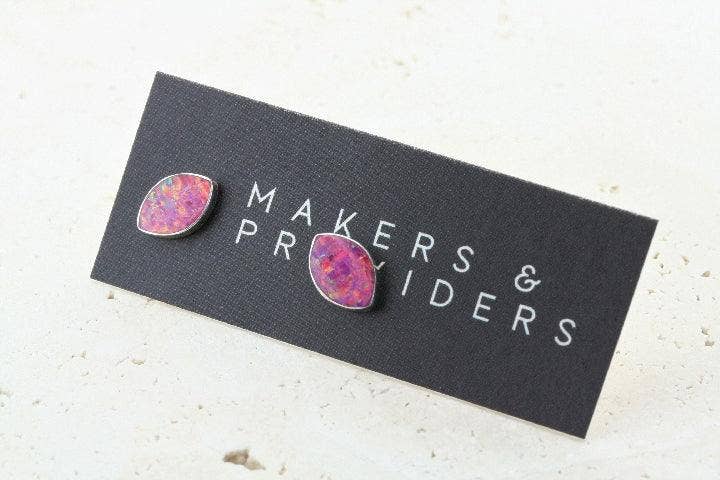 Seed Opal Stud | Rose