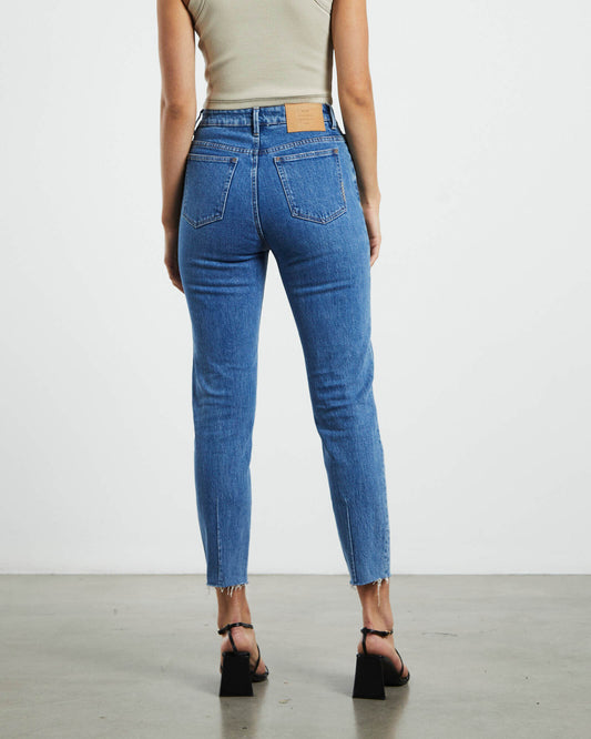 Lola Mom Jean | Zero Uptown Blue