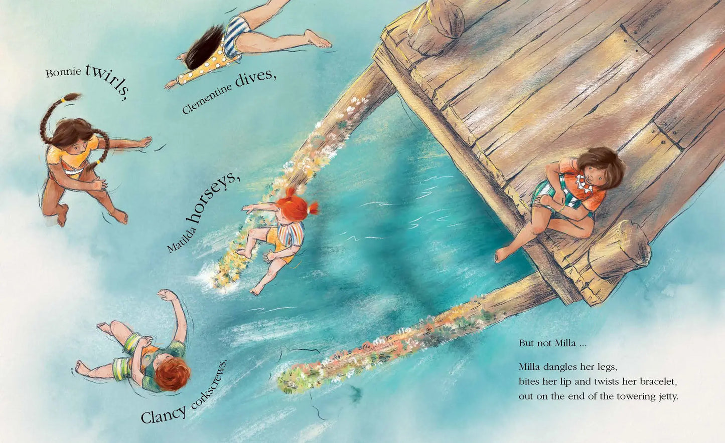Jetty Jumping by Andrea Rowe