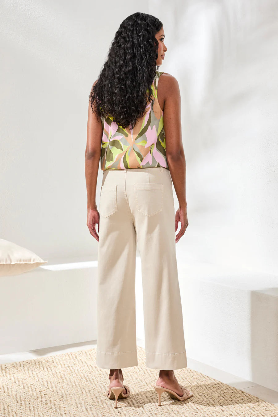 Comfort Stretch High Rise Palazzo Pants | Canvas