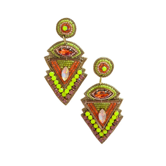 Jessamy Statement Beaded Earring