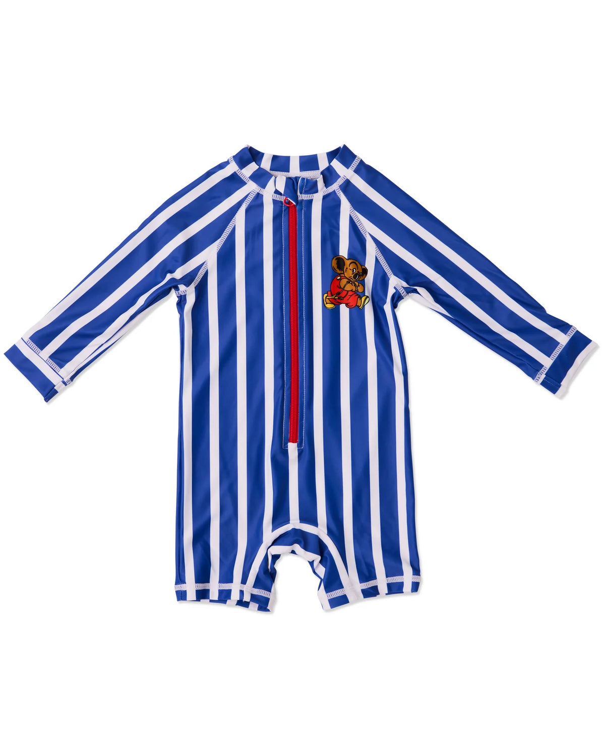 **COMING SOON** Kip&Co x Blinky Bill Baby Long Sleeve Zip Bathers | Stripe
