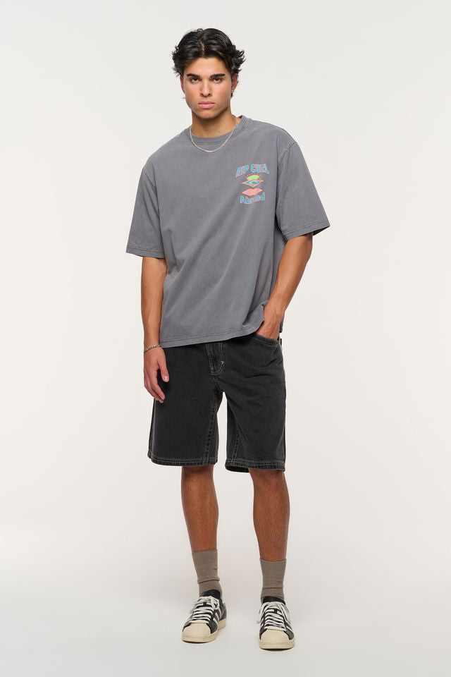 Abrand X Rip Curl Hot Locals Vintage Tee | Vintage Black