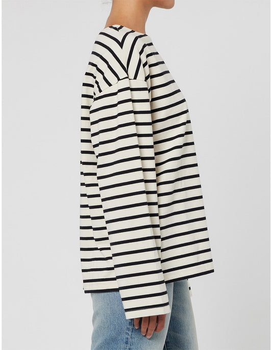 Resort Stripe LS T Shirt