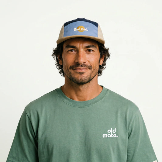 **COMING SOON** Rad Dad Spliced 5 Panel Twill Cap | Blues