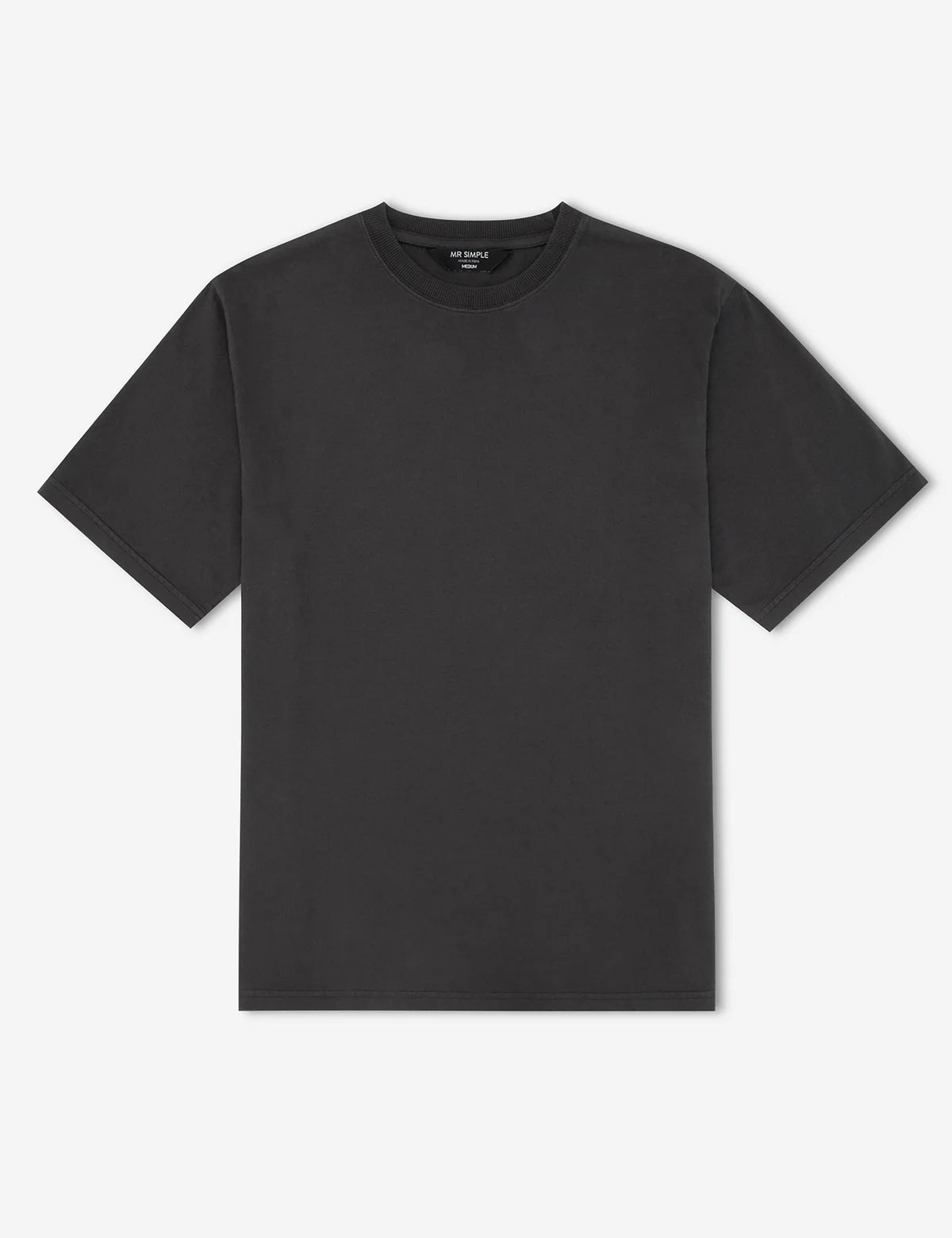 Heavy Weight Tee | Washed Black
