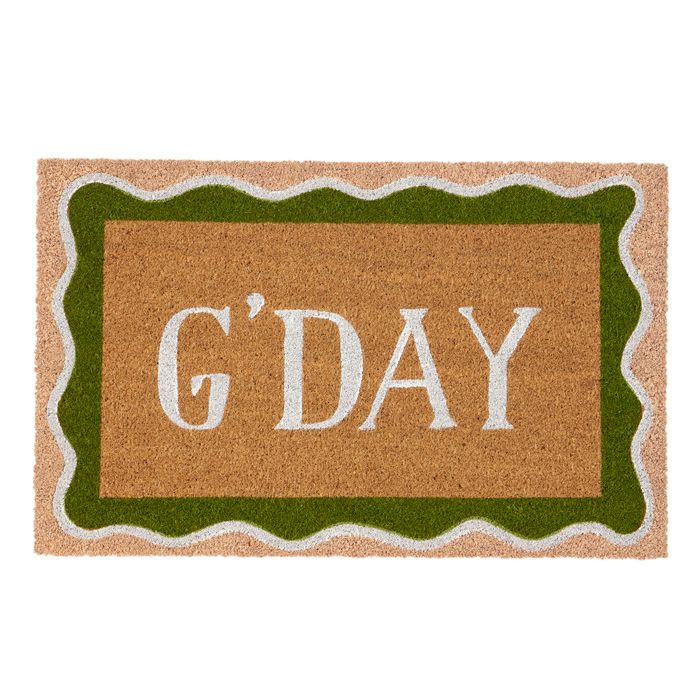 **COMING SOON** G’day Coir Door Mat | Pink/Green