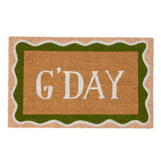 **COMING SOON** G’day Coir Door Mat | Pink/Green