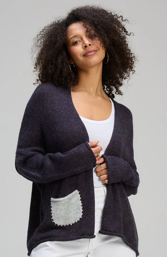 Bloom Back Cardi | Ink