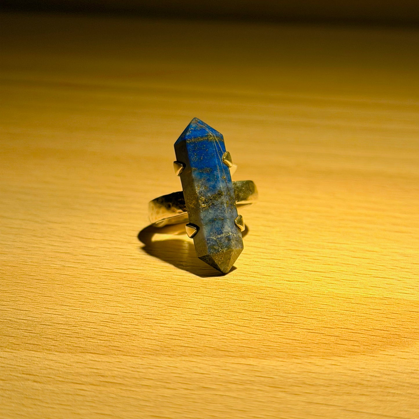 Lapis Lazuli Point Ring | Size 7.5