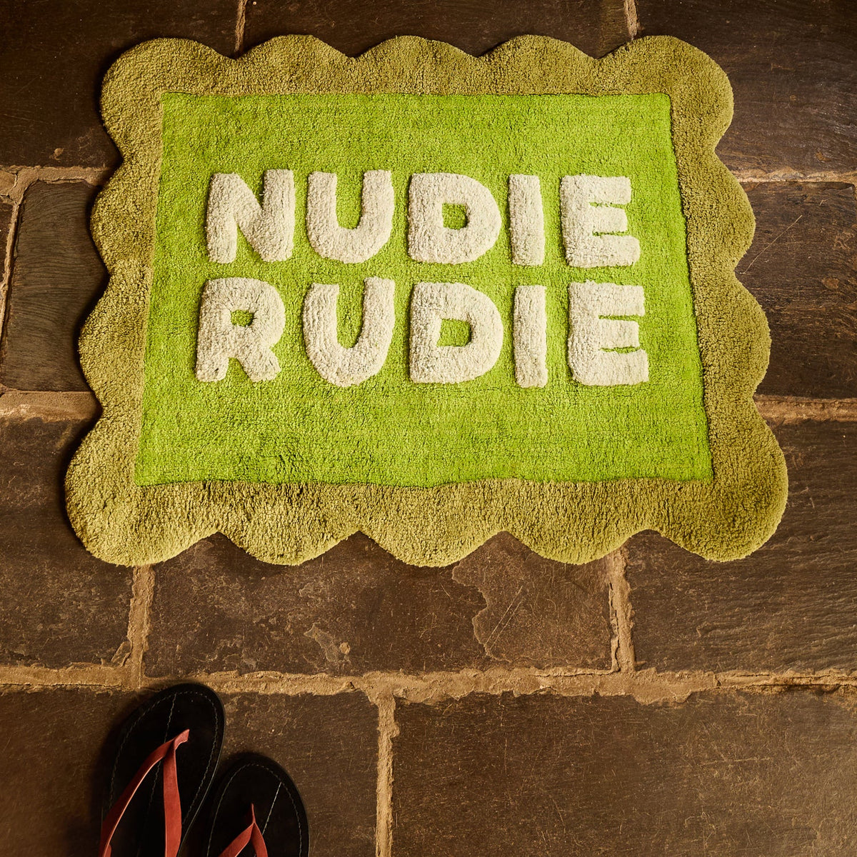 **COMING SOON** Romy Nudie Bath Mat | Cactus Green