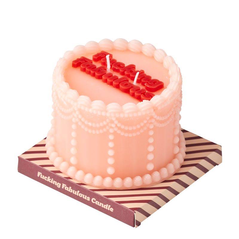 **COMING SOON** Fabulous Birthday Cake Candle | Peach