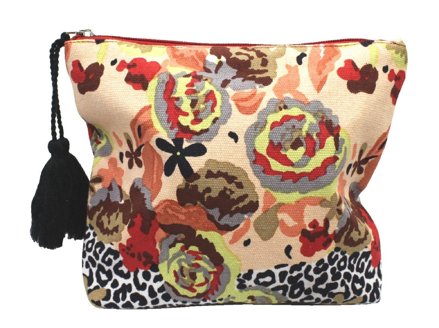 Black/Red Cosmetic Pouch 25x20cm