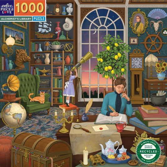 Alchemist's Library | EeBoo 1000 Pc Puzzle