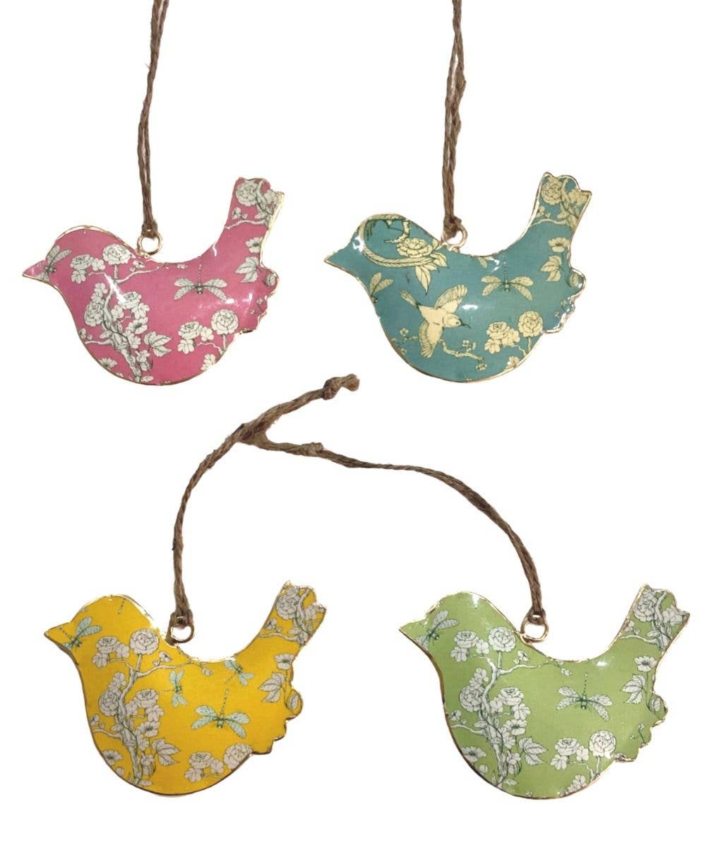 10cm Floral Birds