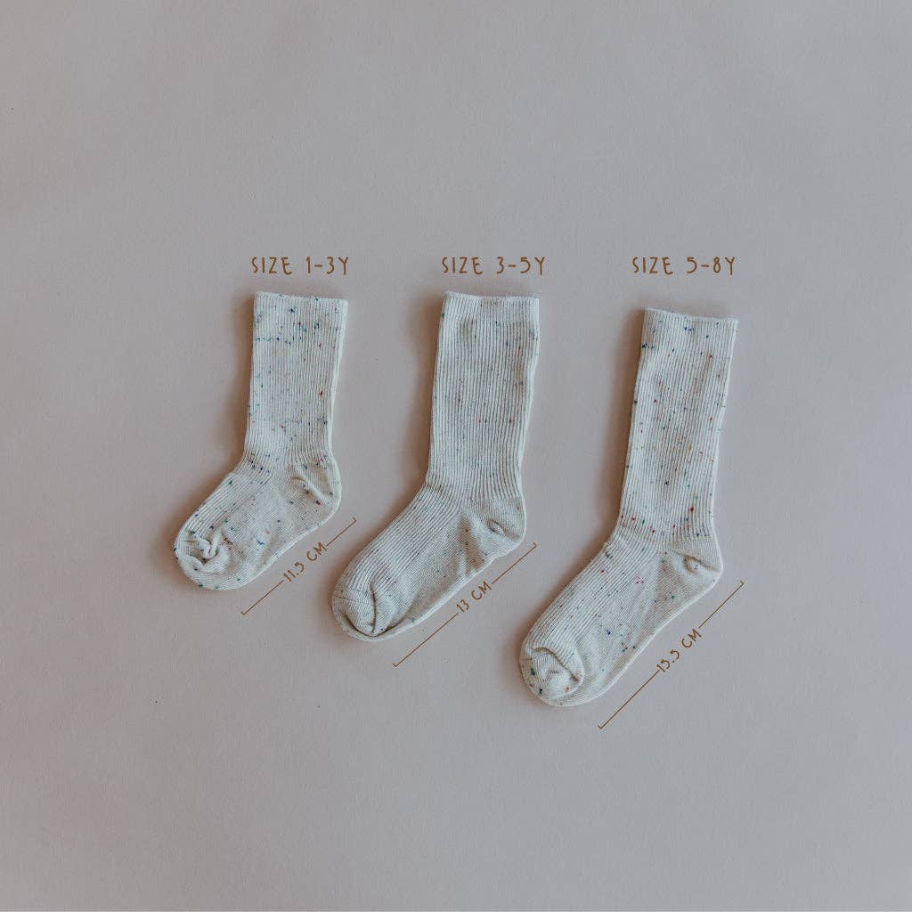 Kids Organic Cotton Sprinkle Socks