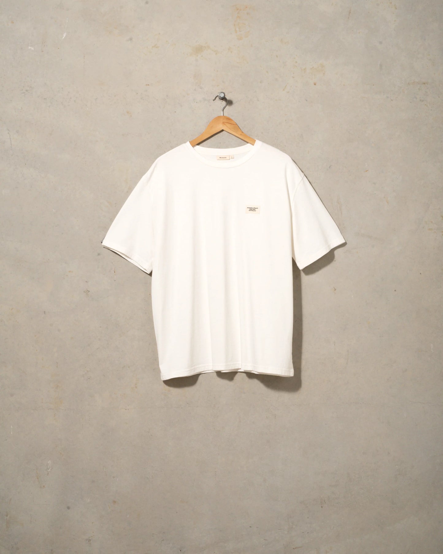 Boxy Hotline Tee | Chalk