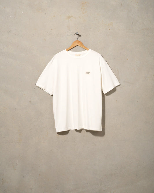 Boxy Hotline Tee | Chalk
