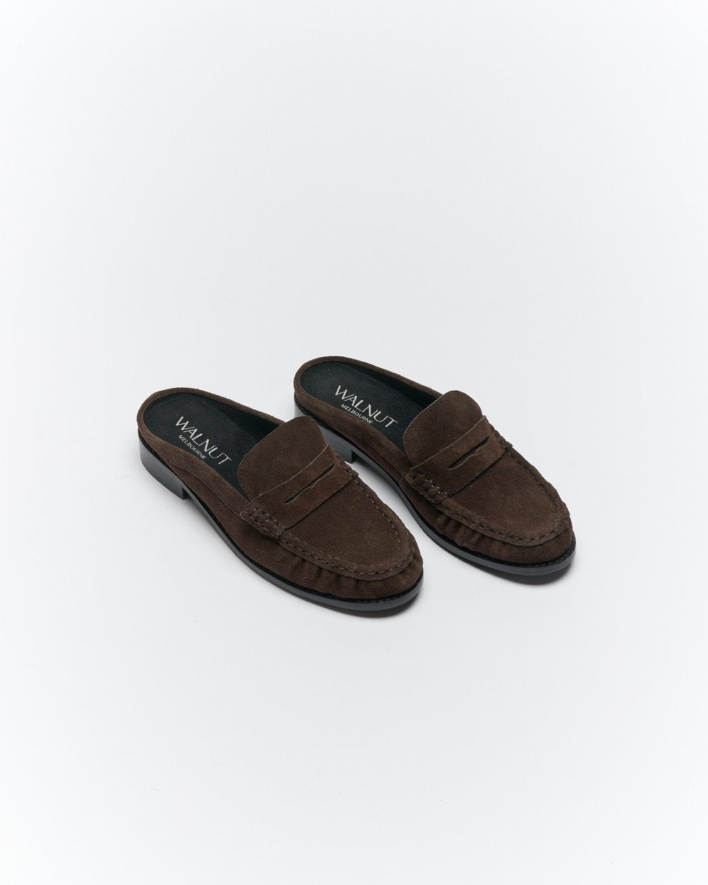 **COMING SOON** Hugo Leather Mule | Chocolate Suede