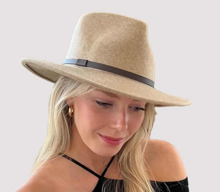 Wool Fedora | Fawn