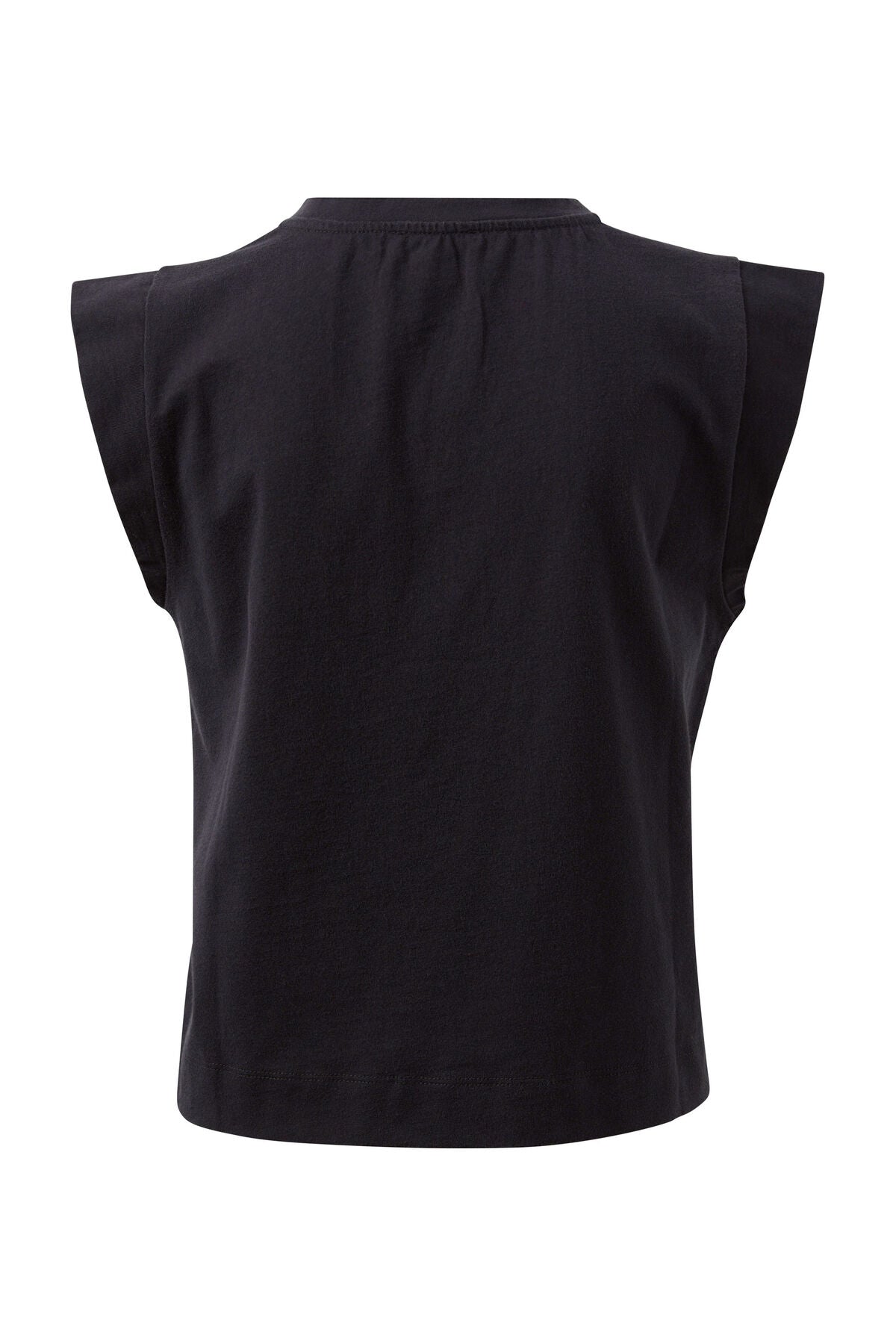 Extended Shoulder Tee | Black