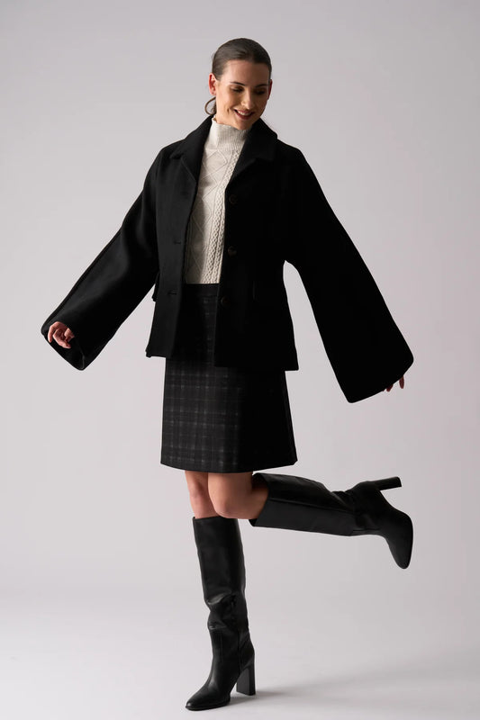 Break Through Coat | Black