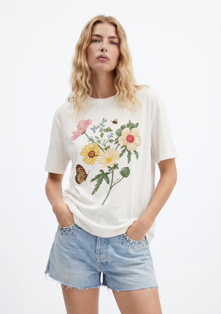 Flower Bomb Classic Tee | White