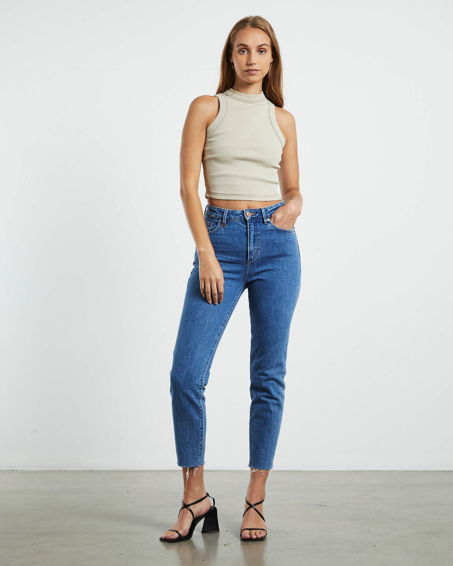 Lola Mom Jean | Zero Uptown Blue