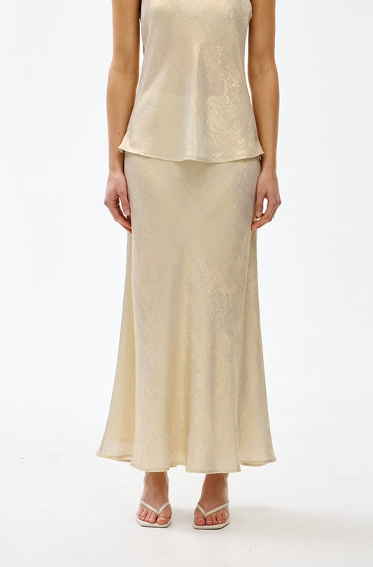 Gia Skirt | Gold Lustre