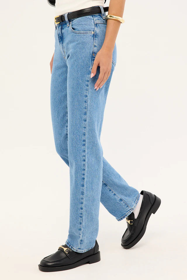 95 Mid Straight Denim Jean | Debbie Blue