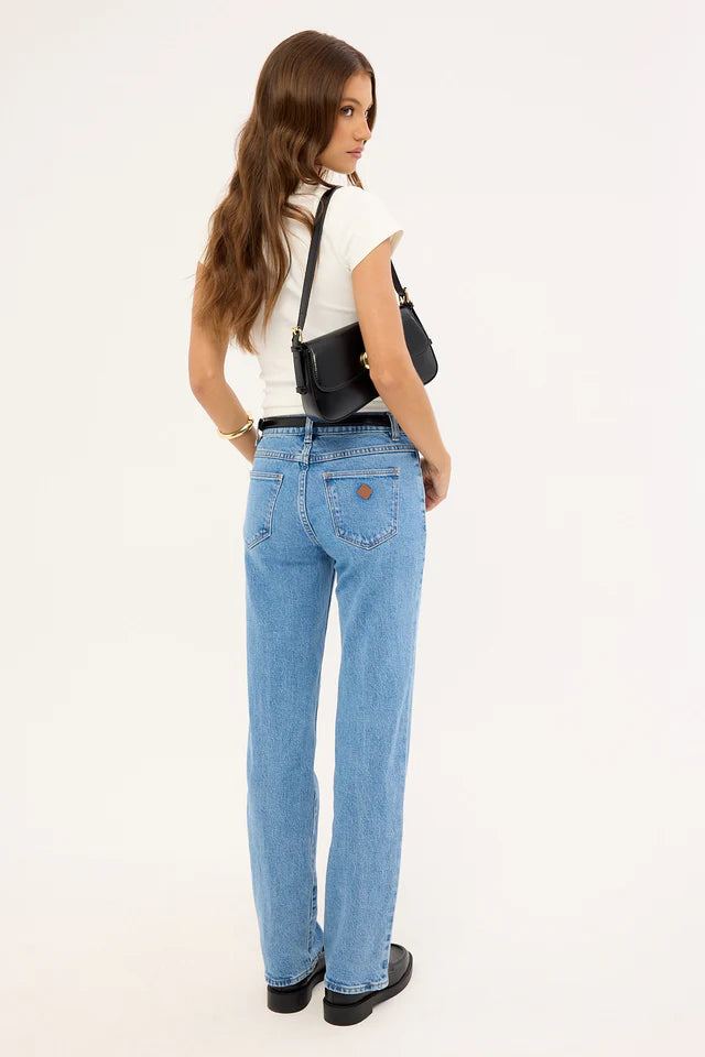 95 Mid Straight Denim Jean | Debbie Blue