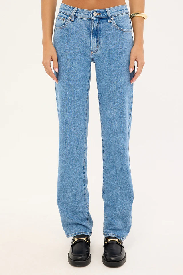 95 Mid Straight Denim Jean | Debbie Blue