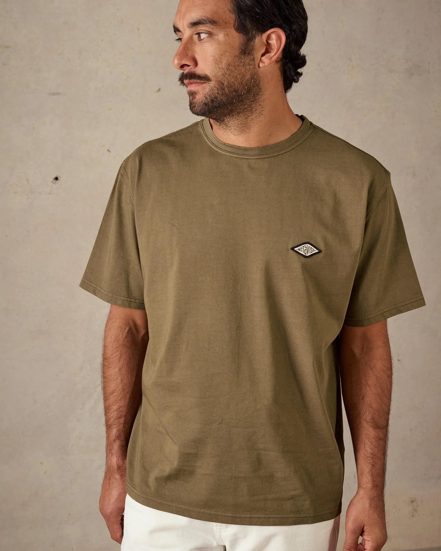 Boxy Diamond Tee | Dark Green