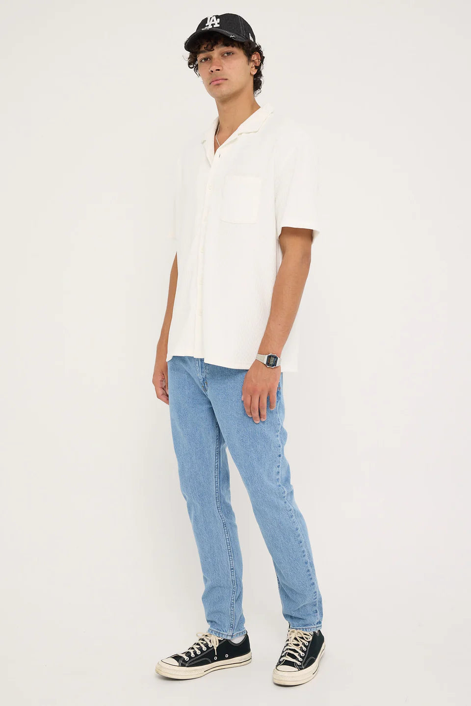 A2 Slim Simon Jean | Bleached Vintage Indigo