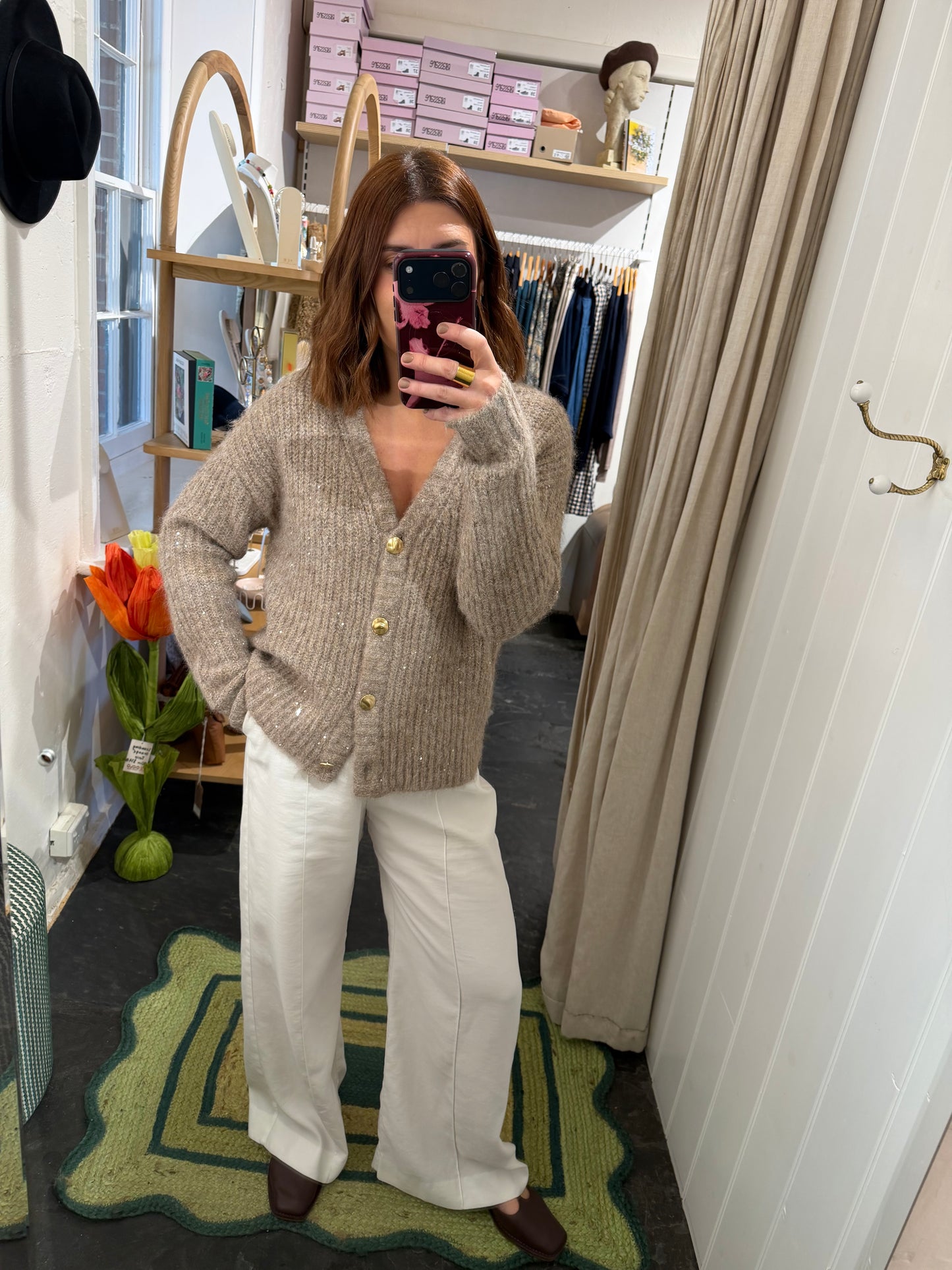 Glow Getter Cardi | Oat
