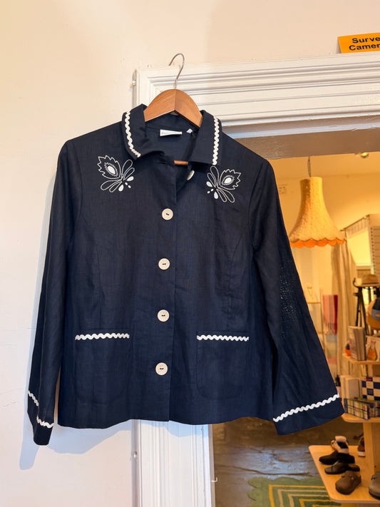 Folk Yeah Jacket | True Navy