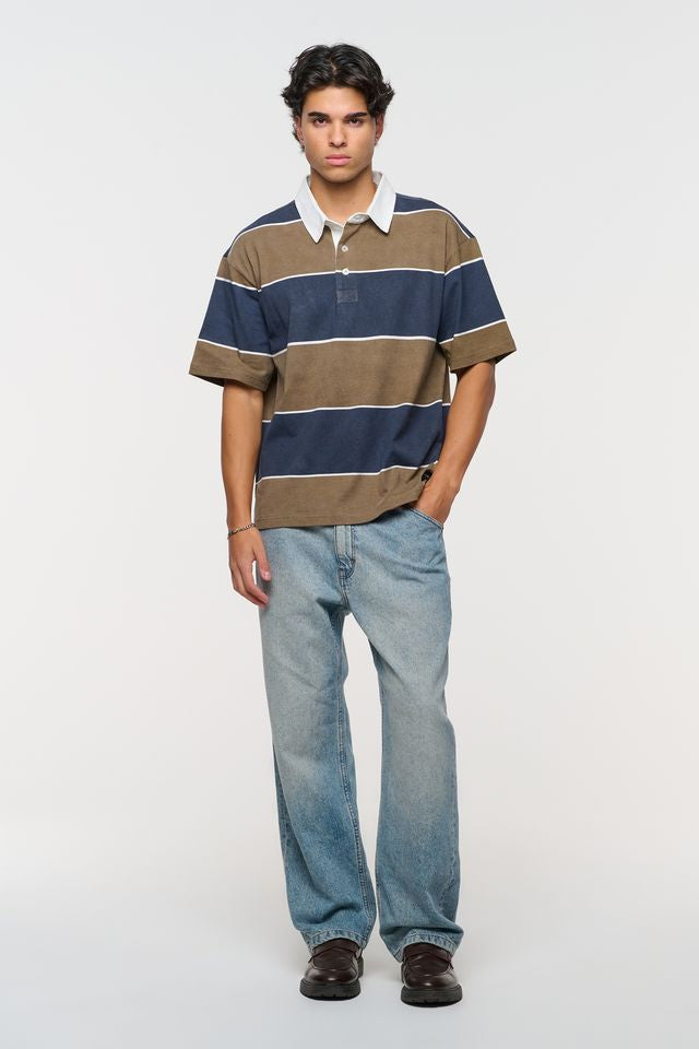 Dewey Stripe Rugby Top