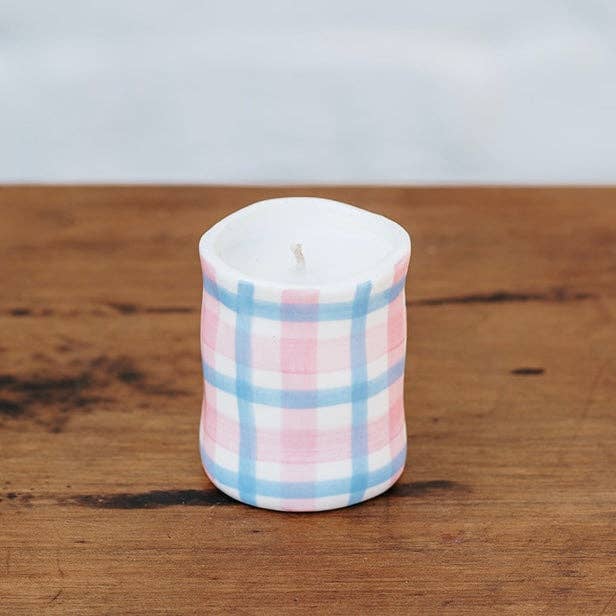 Small Candle | Peony Suede