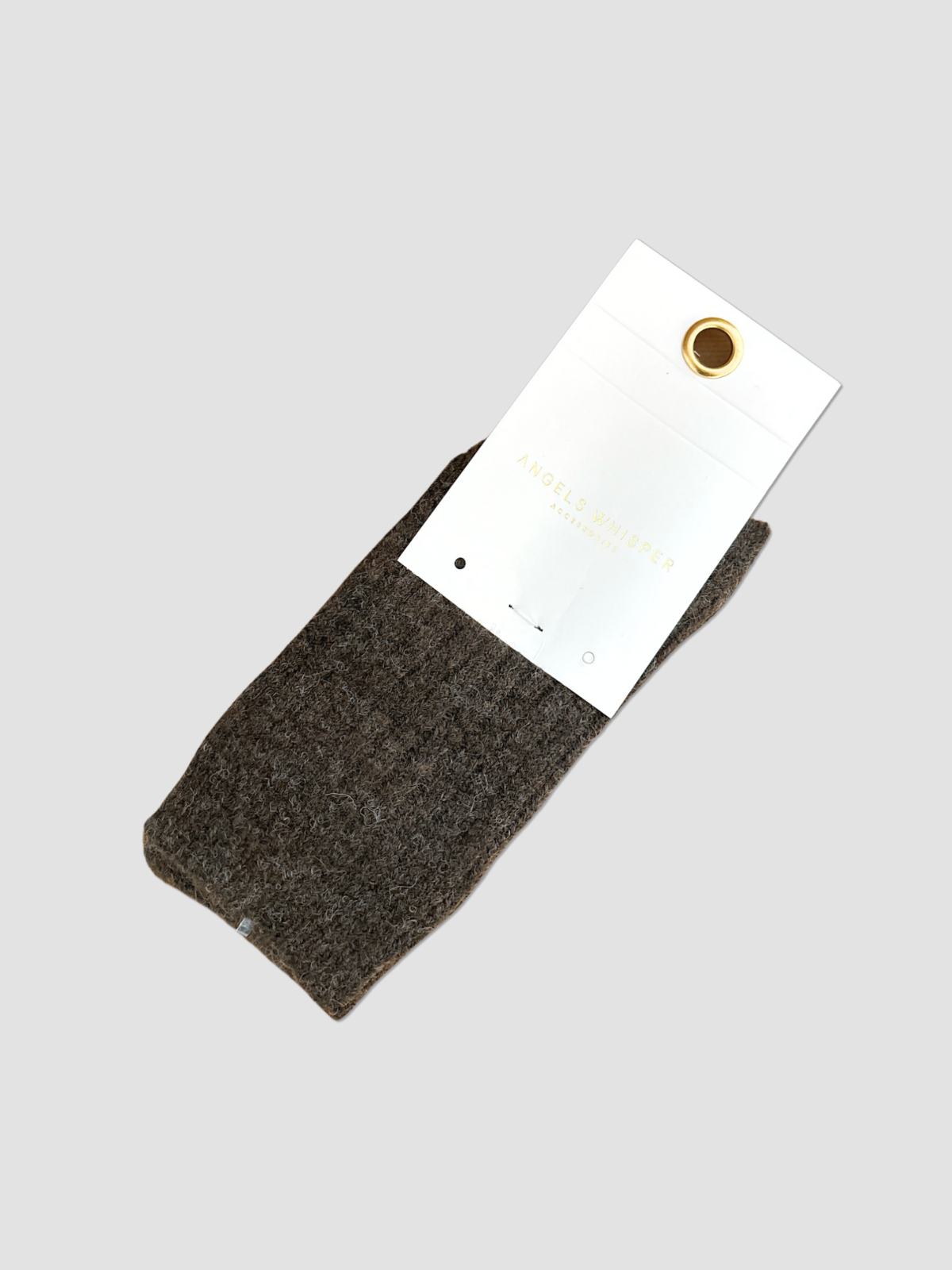 Rib Wool Blend Socks | Various Colours
