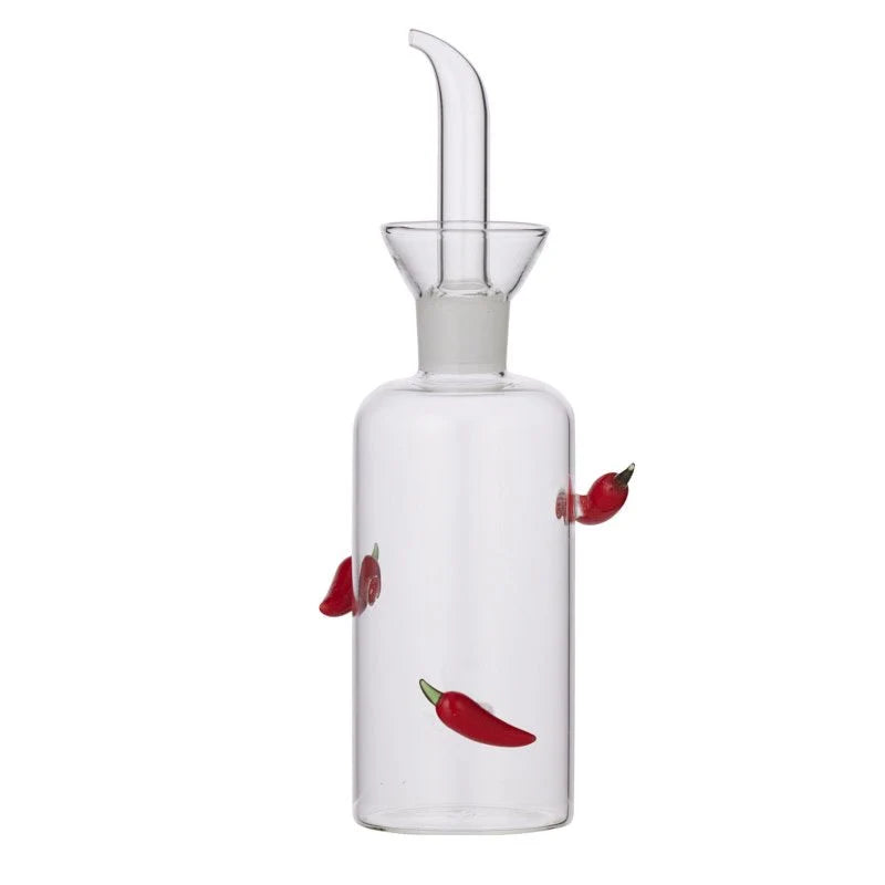 **COMING SOON** Gino Glass Oil Bottle | Red Chilli