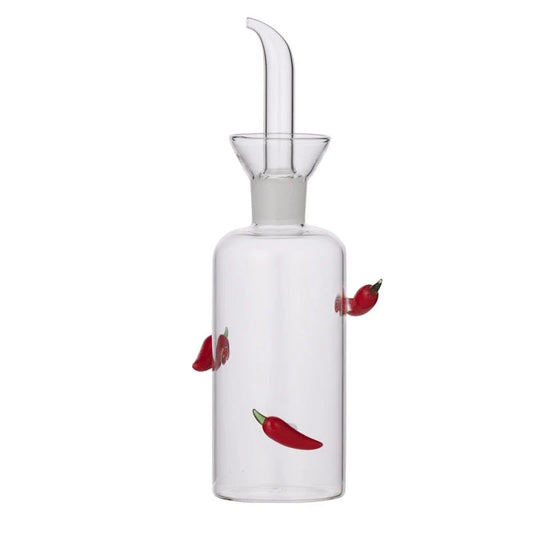 **COMING SOON** Gino Glass Oil Bottle | Red Chilli