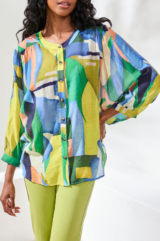 Flowy Dolman Sleeve Blouse | Mojito