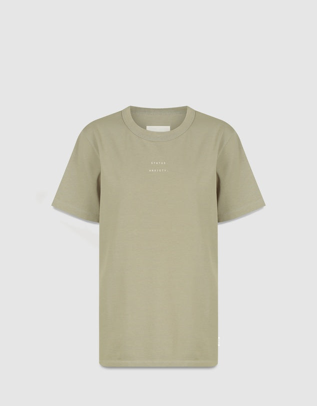 **COMING SOON** Status Anxiety Feels Right Tee | Washed Sage