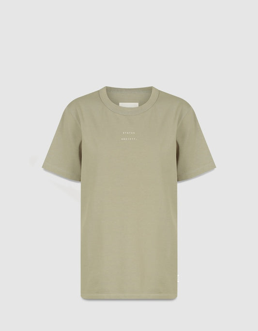 Status Anxiety Feels Right Tee | Washed Sage