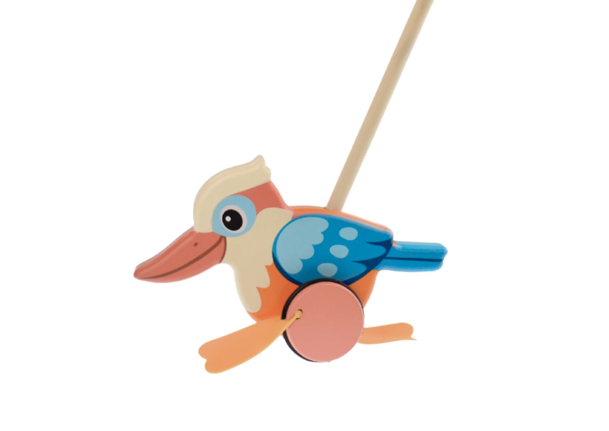 **RETURNS SOON** Push Along Kookaburra