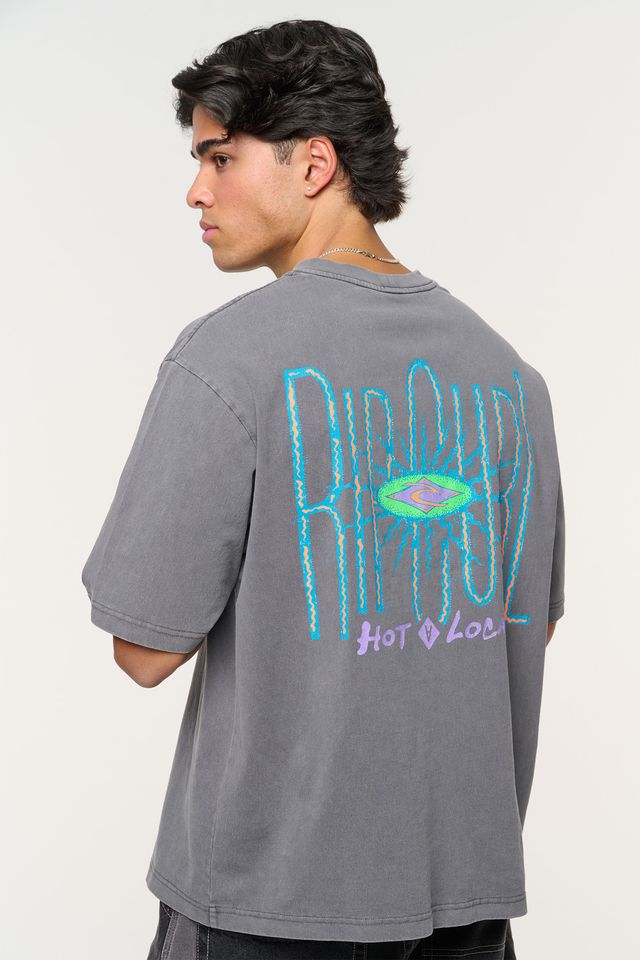 Abrand X Rip Curl Hot Locals Vintage Tee | Vintage Black